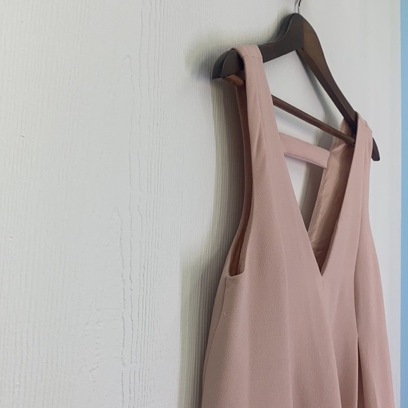 BCBG Generation -  Pink Blush Sleeveless Shift VNeck Dress Size Small - Picture 13 of 15